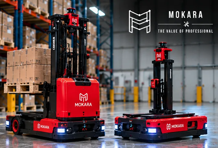 ภาพประกอบ Pallet Truck AMR กับ Pallet Stacker AMR ต่างกันอย่างไร?